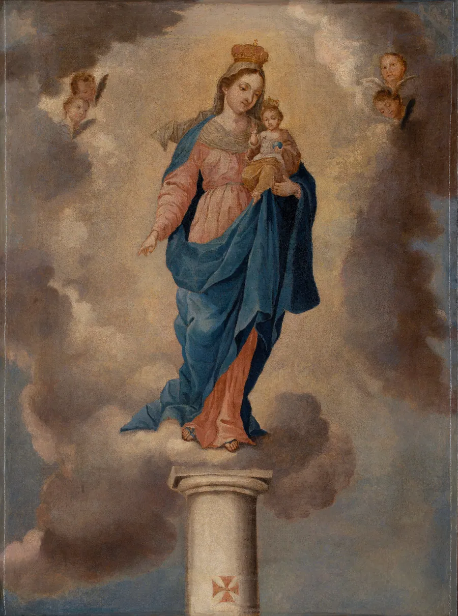 La Virgen del pilar by José Campeche y Jordán, born San Juan, Puerto Rico 1751-died San Juan, Puerto Rico 1809
