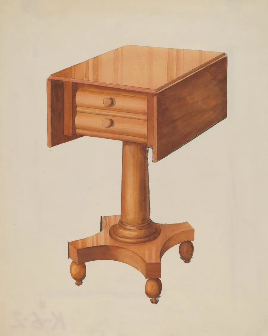 Drop-leaf Table by Rex F. Bush