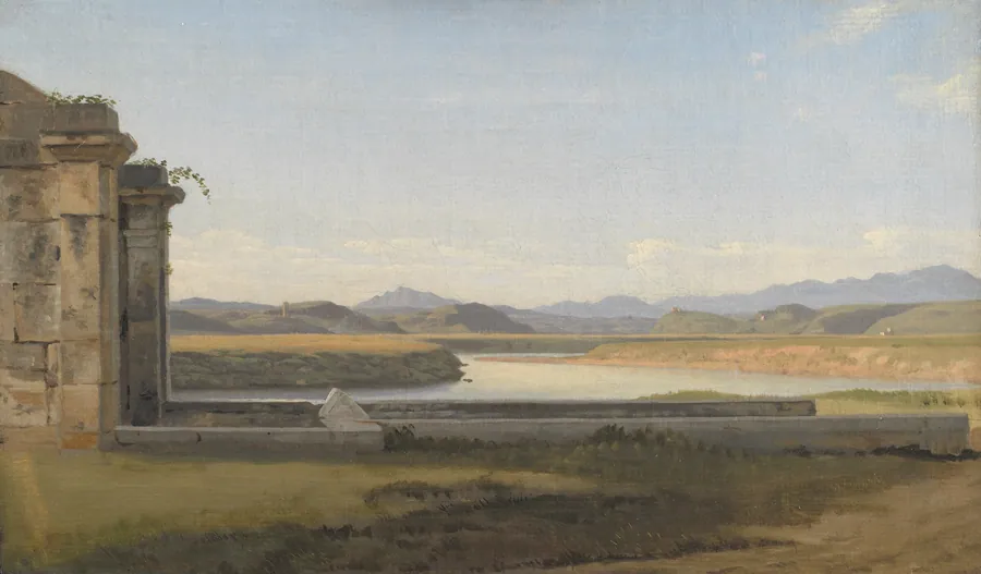 Parti ved Fontana Acetosa by C.W. Eckersberg