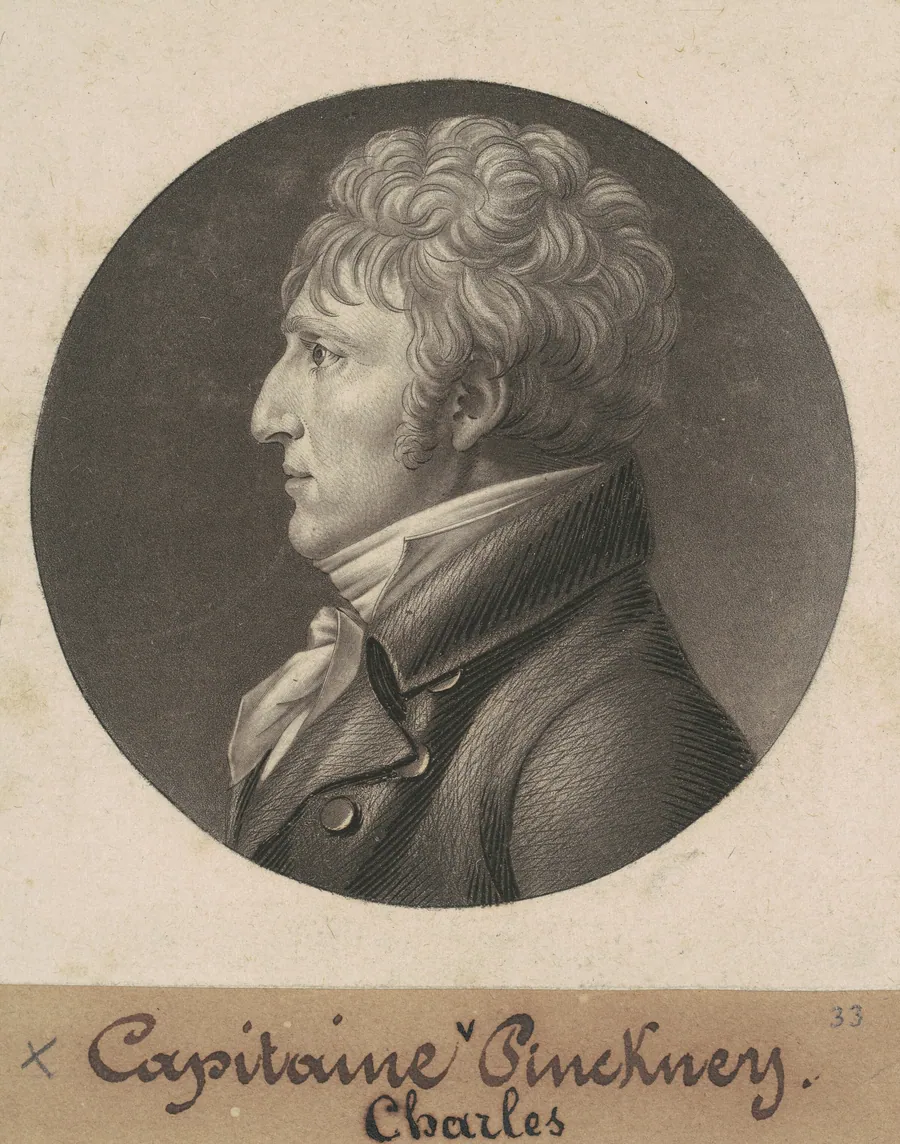 Charles Pinckney by Charles B. J. Févret de Saint-Mémin