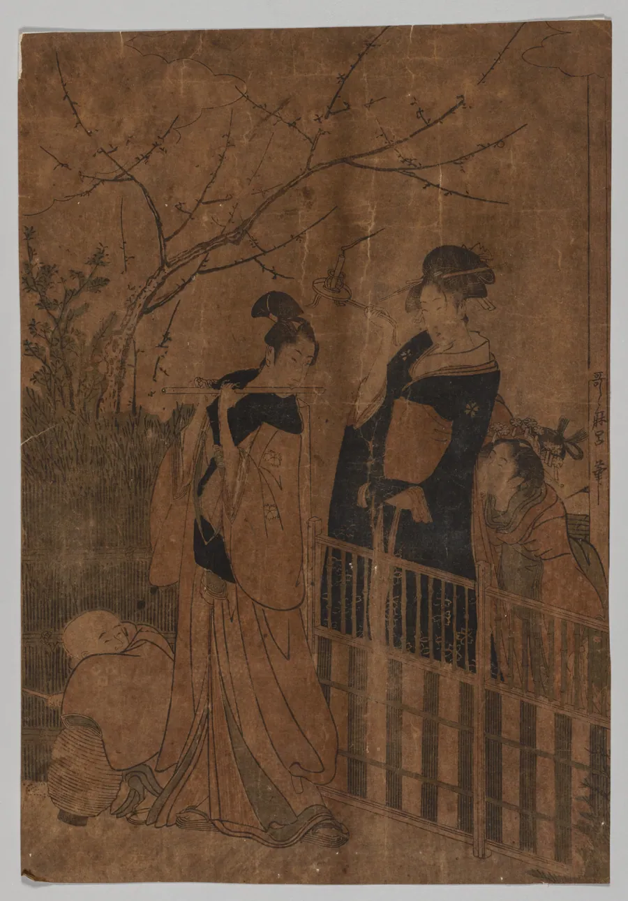 Serenade by Kitagawa Utamaro
