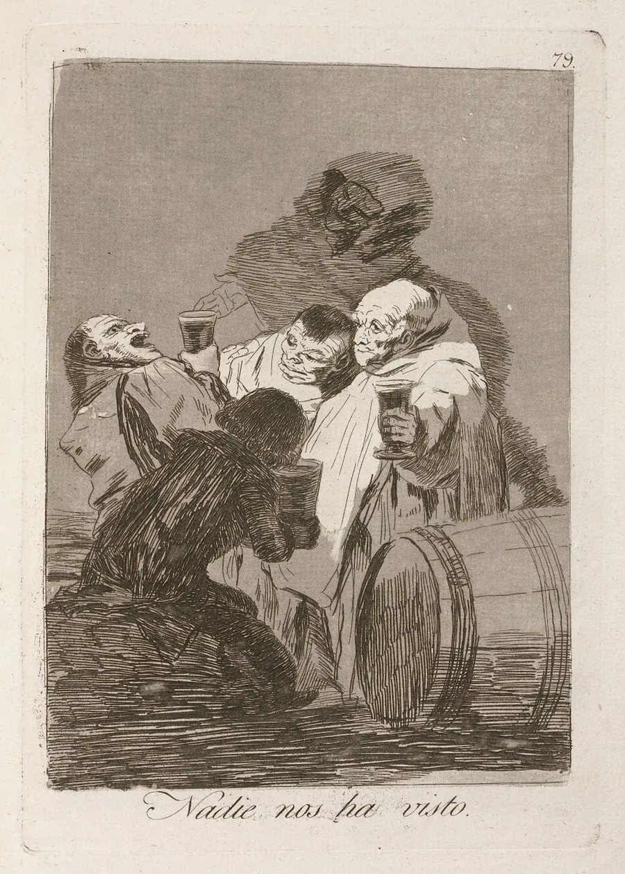 Nadie nos ha visto (No One Has Seen Us) by Francisco Goya