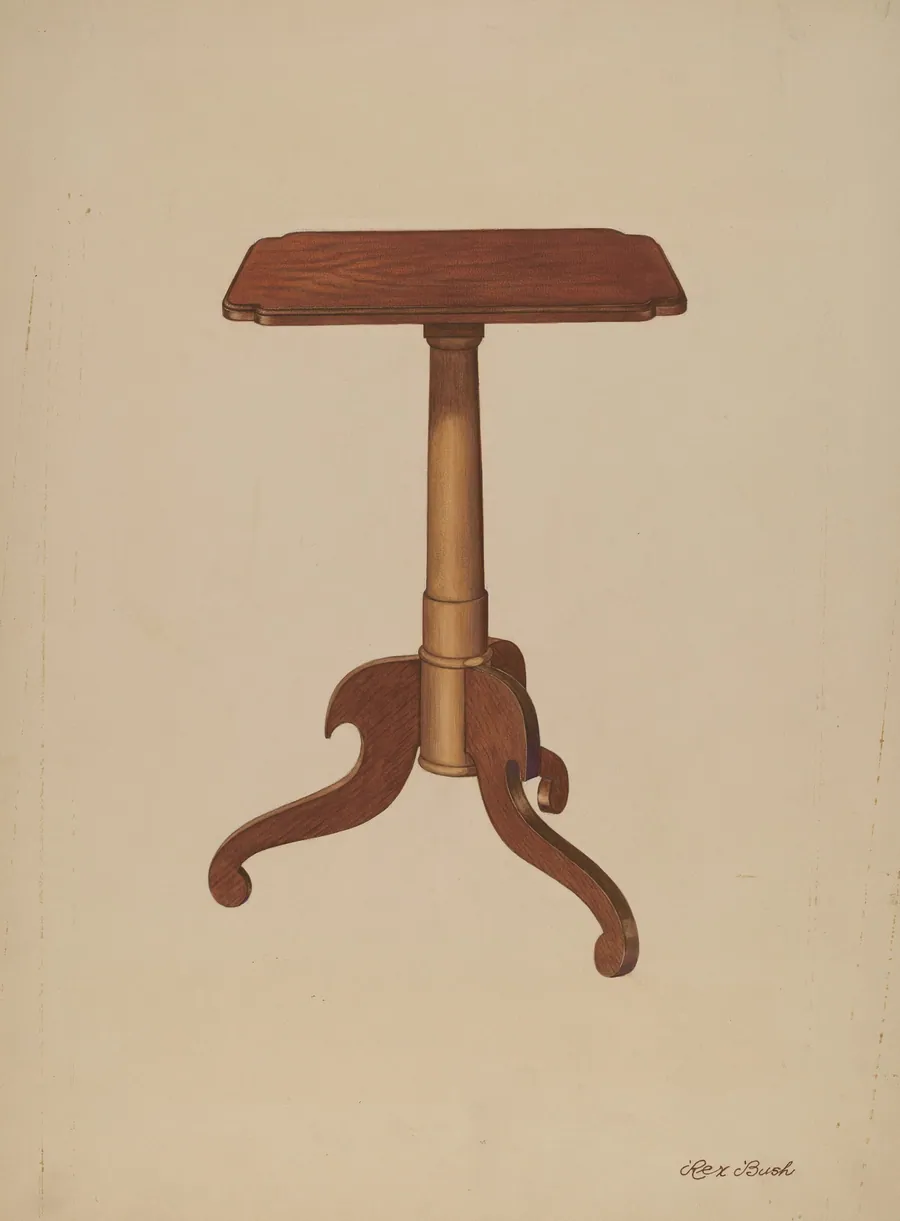 Candle Stand by Rex F. Bush