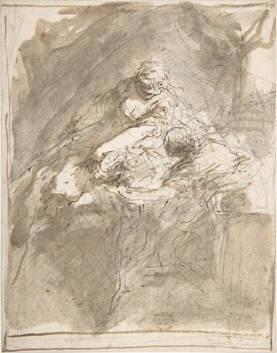 Judith Decapitating Holofernes by Valerio Castello