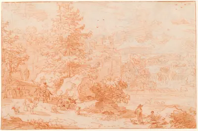 Northern Landscape Fantasy Evoking Tivoli