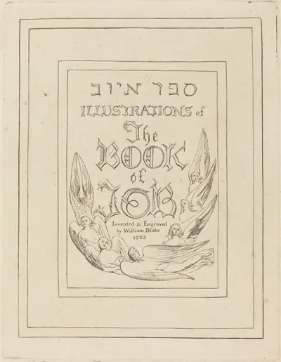 Title-Page of the Engraved Illustrations to the Book of Job