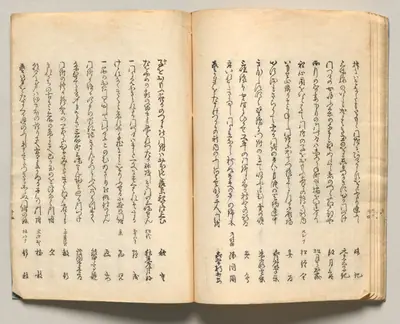Spread Twenty-Two from Volume Three of People of Japan in Light Verse (Kyōka)