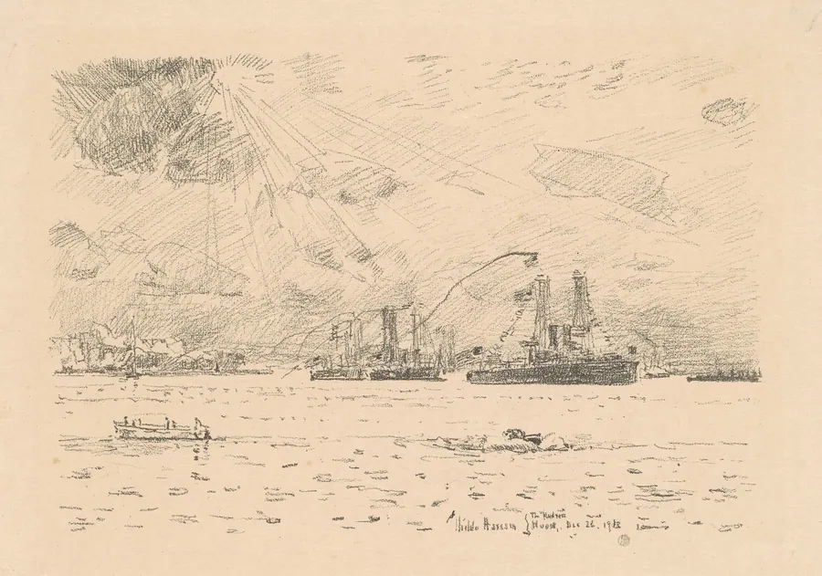 Return of the Fleet by Childe Hassam