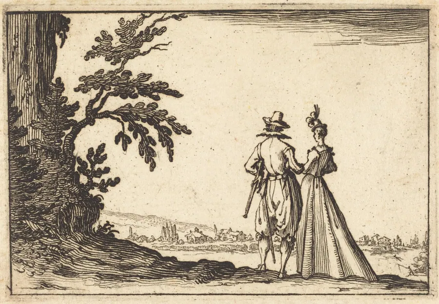 The Promenade by Jacques Callot