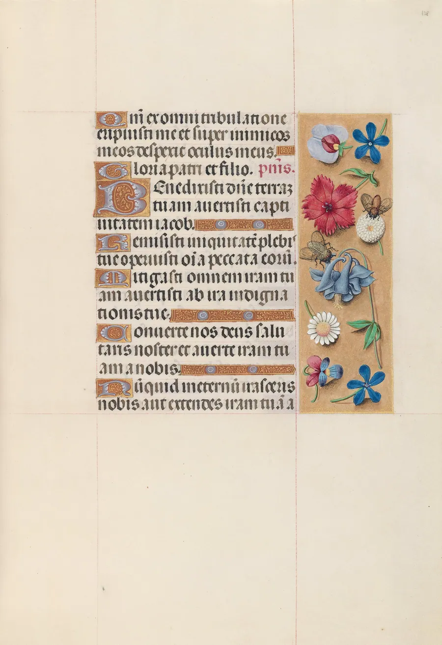 Hours of Queen Isabella the Catholic, Queen of Spain:  Fol. 128r by Master of the First Prayerbook of Maximillian