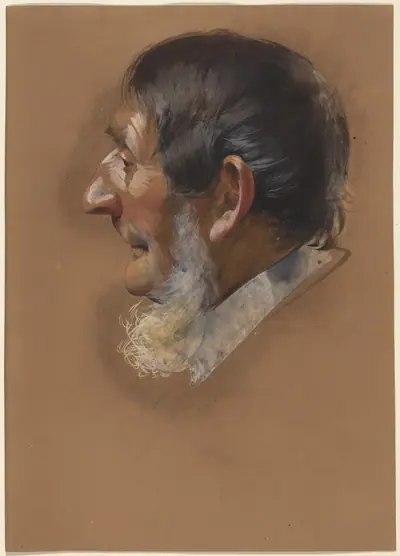 Profile of a Man with Sidewhiskers