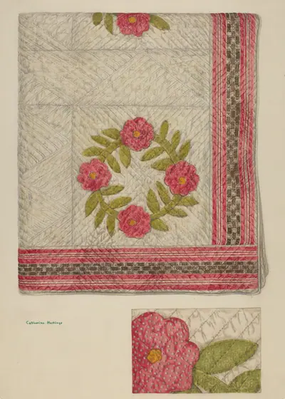 Quilt - Garden Wreath