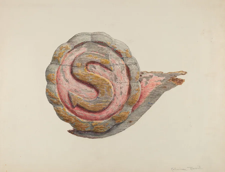 Insignia Letter "S" by Katharine Merrill