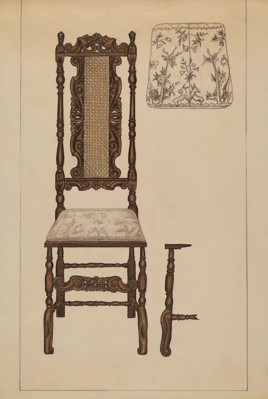 Side Chair by American 20th Century