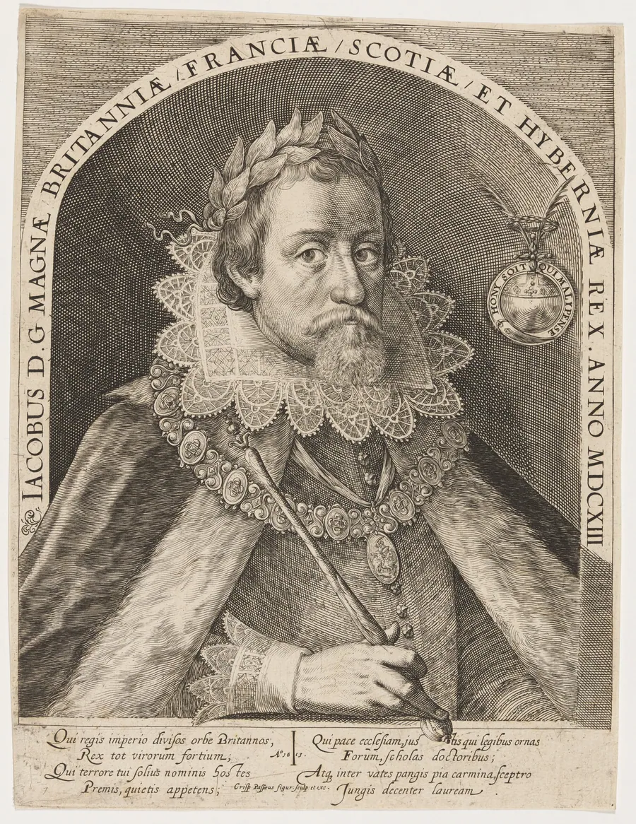 James I, King of England by Crispijn van de Passe I