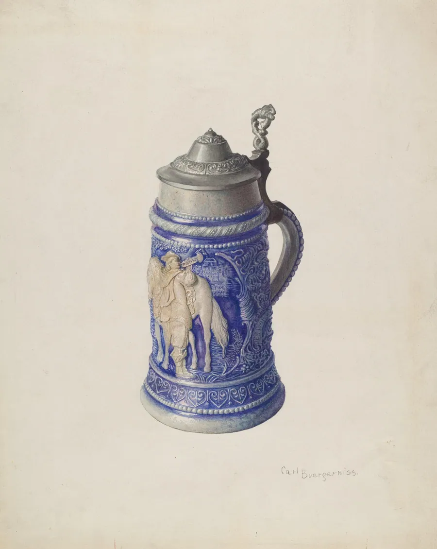 Stone Beer Mug by Carl Buergerniss