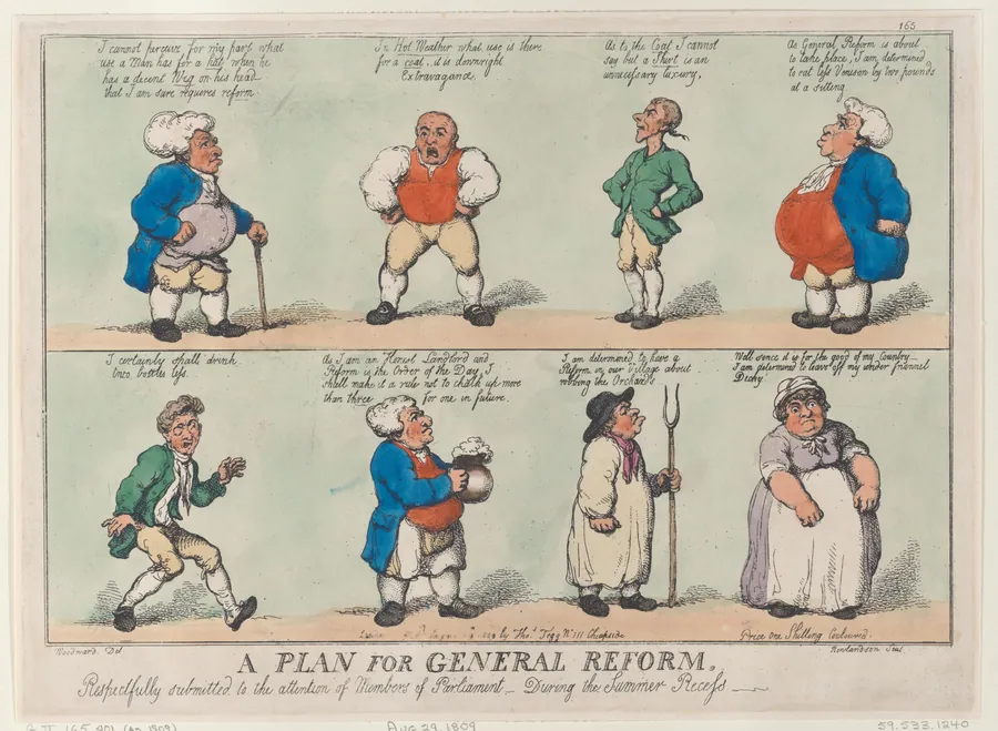 A Plan for General Reform, Respectfully submitted to the attention of Members of Parliament, During the Summer Reccess by Thomas Rowlandson