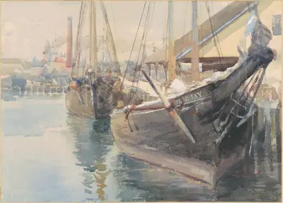 Ships at the Dock