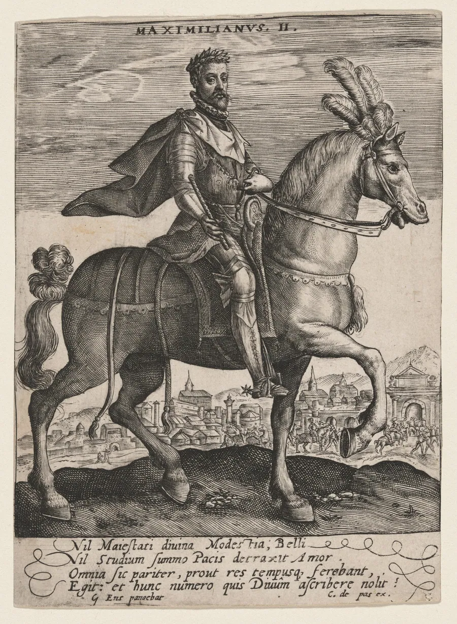 Maximilianus II by Crispijn van de Passe I