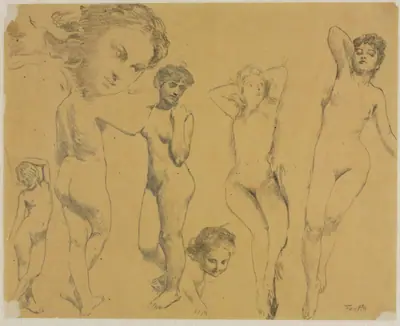 Studies of Female Nudes