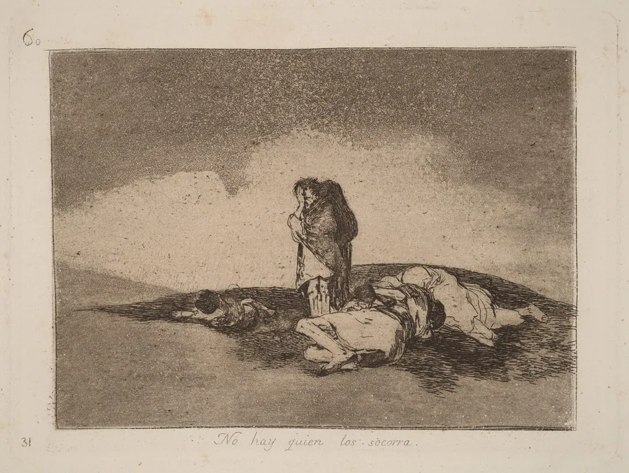 No Hay Quien Los Socorra (Nobody Can Help Them) by Francisco Goya