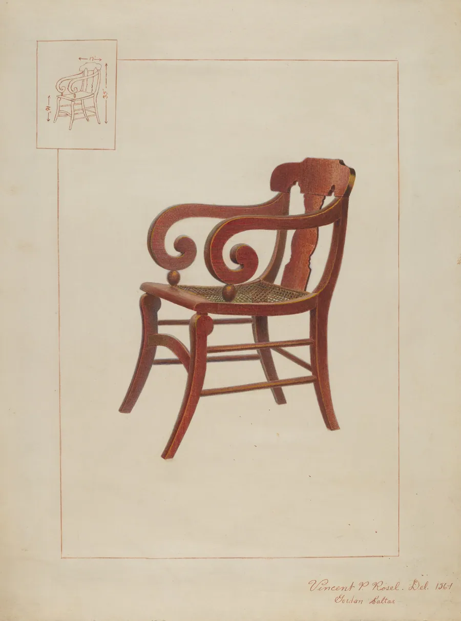Empire Chair by Vincent P. Rosel