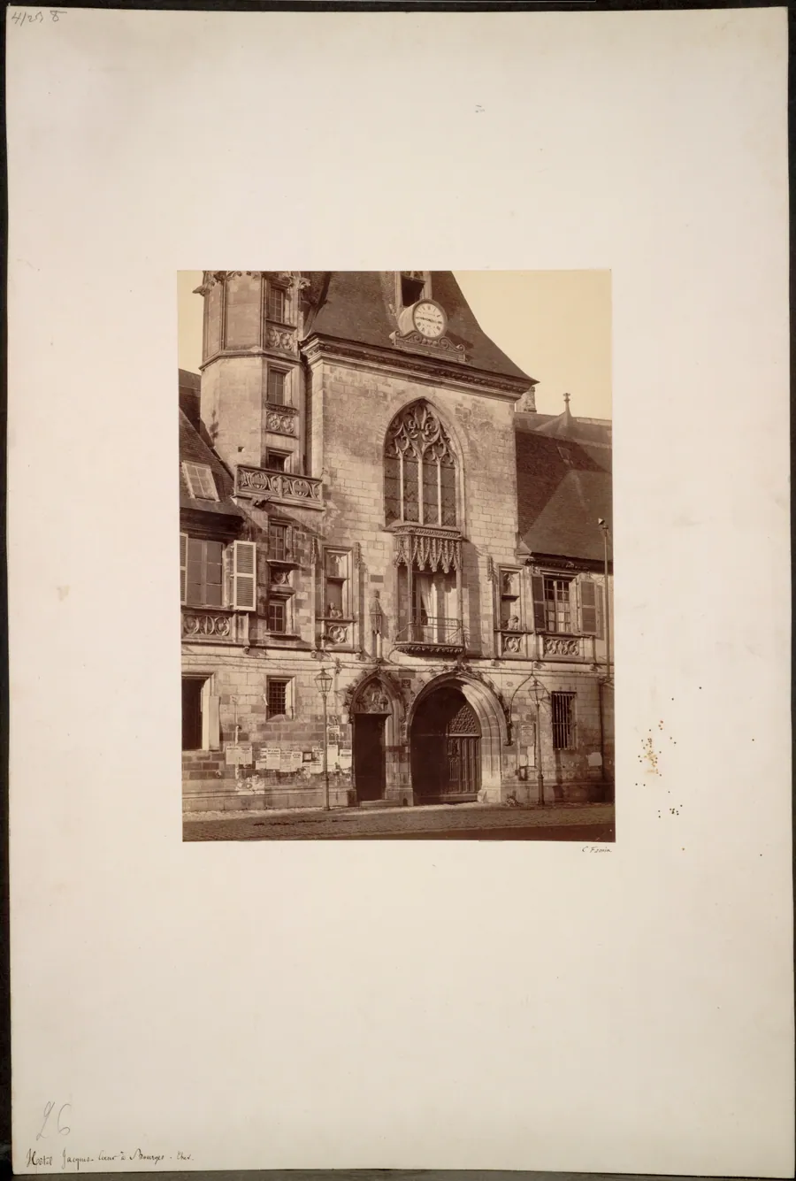 Hotel Jacques Coeur at Bourges by Constant Alexandre Famin
