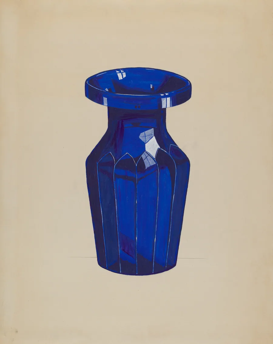 Cobalt Vase by Dorothy Posten