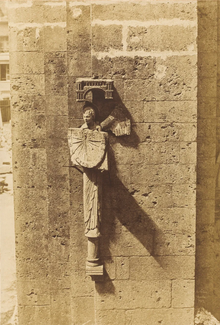 Ange Portant un Cadran Solaire, à l'Eglise de Chartres by Henri Le Secq