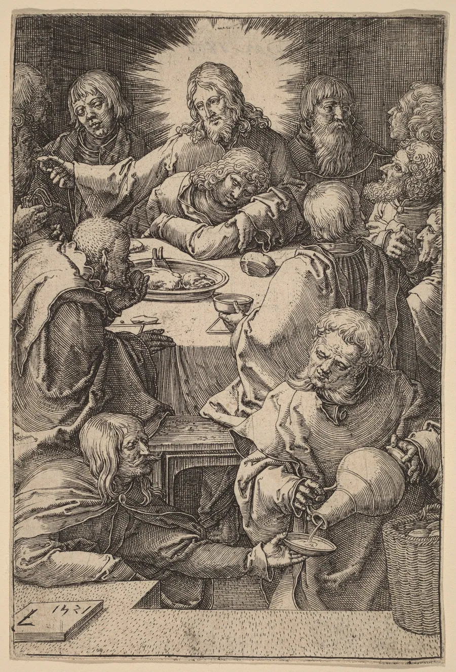 The Last Supper by Lucas van Leyden