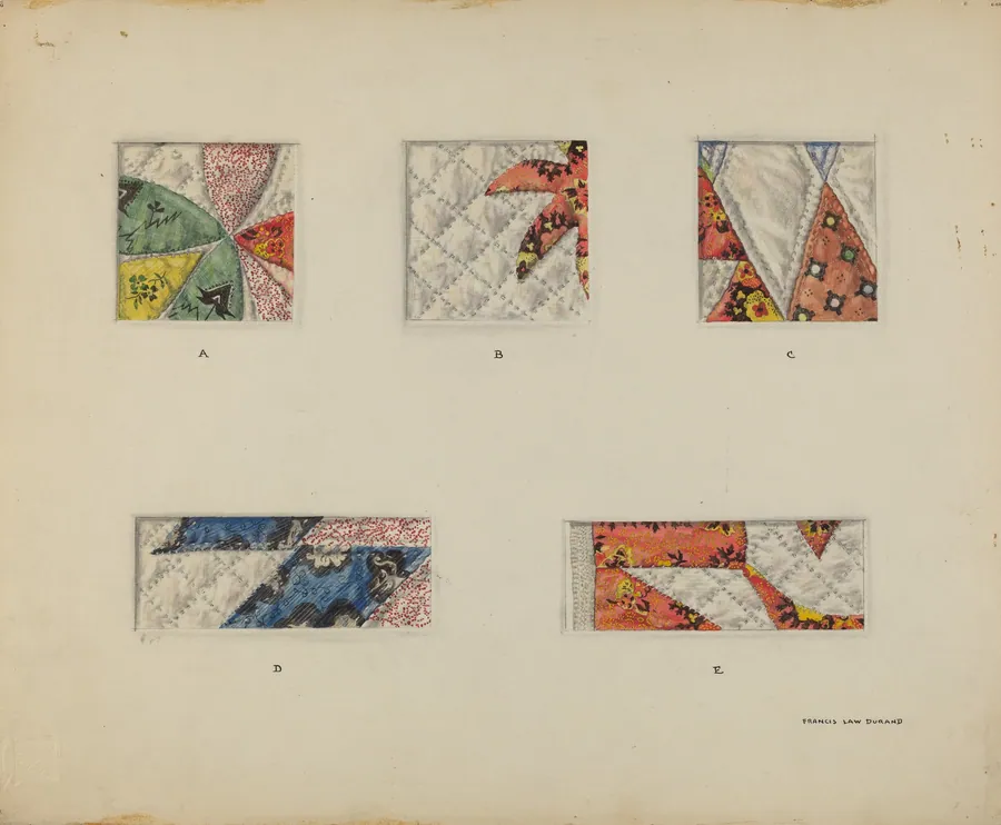 Woven Quilt Details by Francis Law Durand