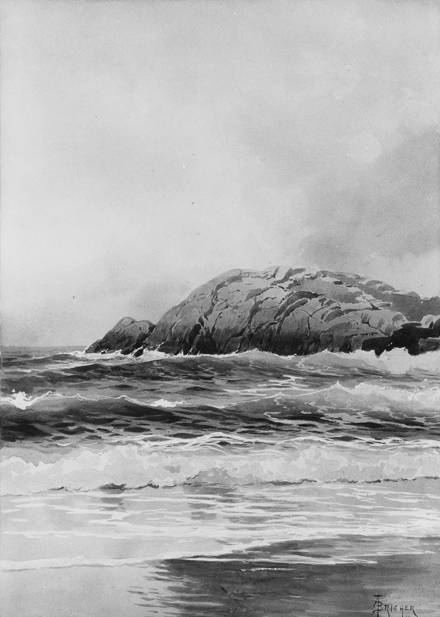 Rocks and Sea by Alfred Thompson Bricher