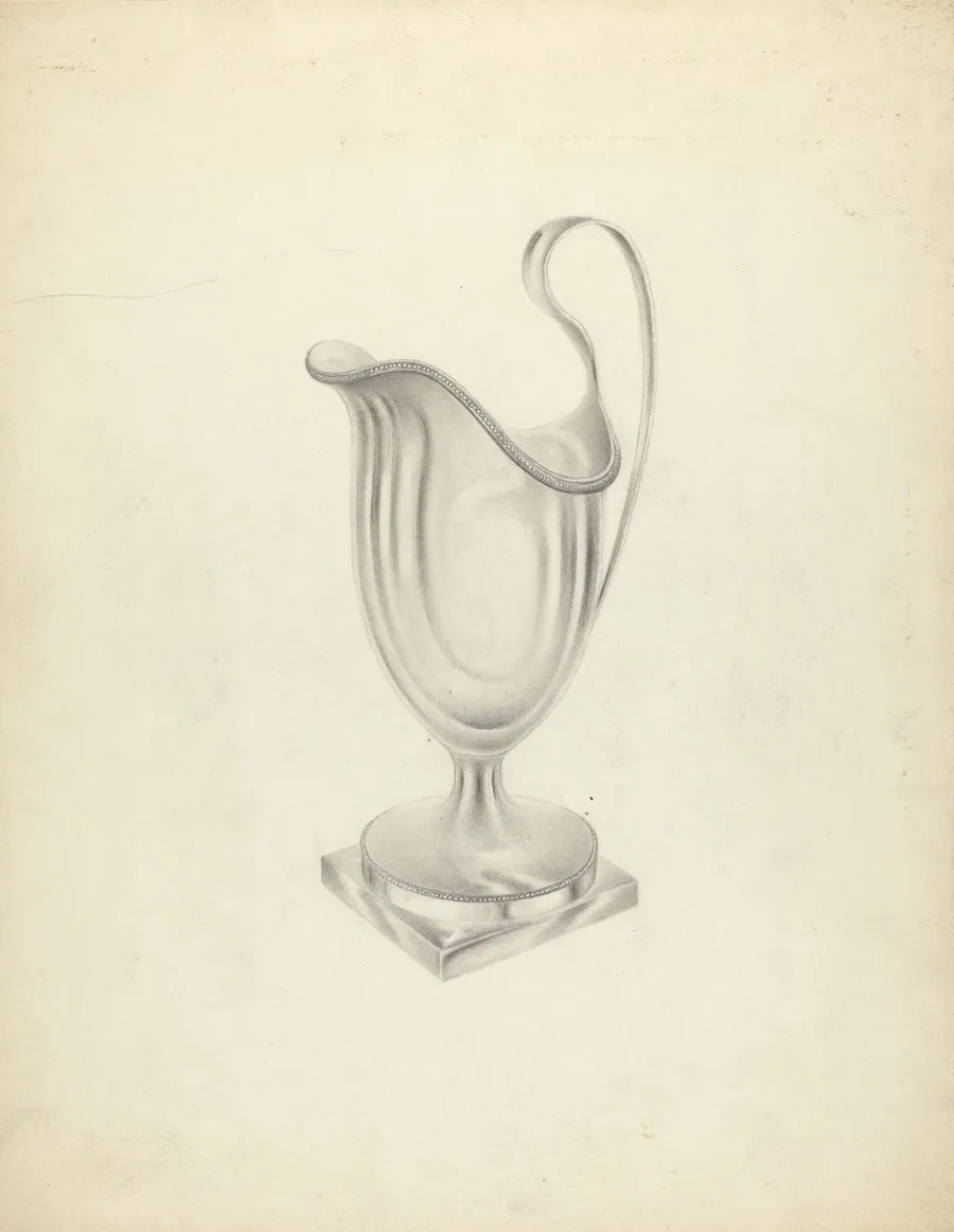 Silver Pitcher by American 20th Century