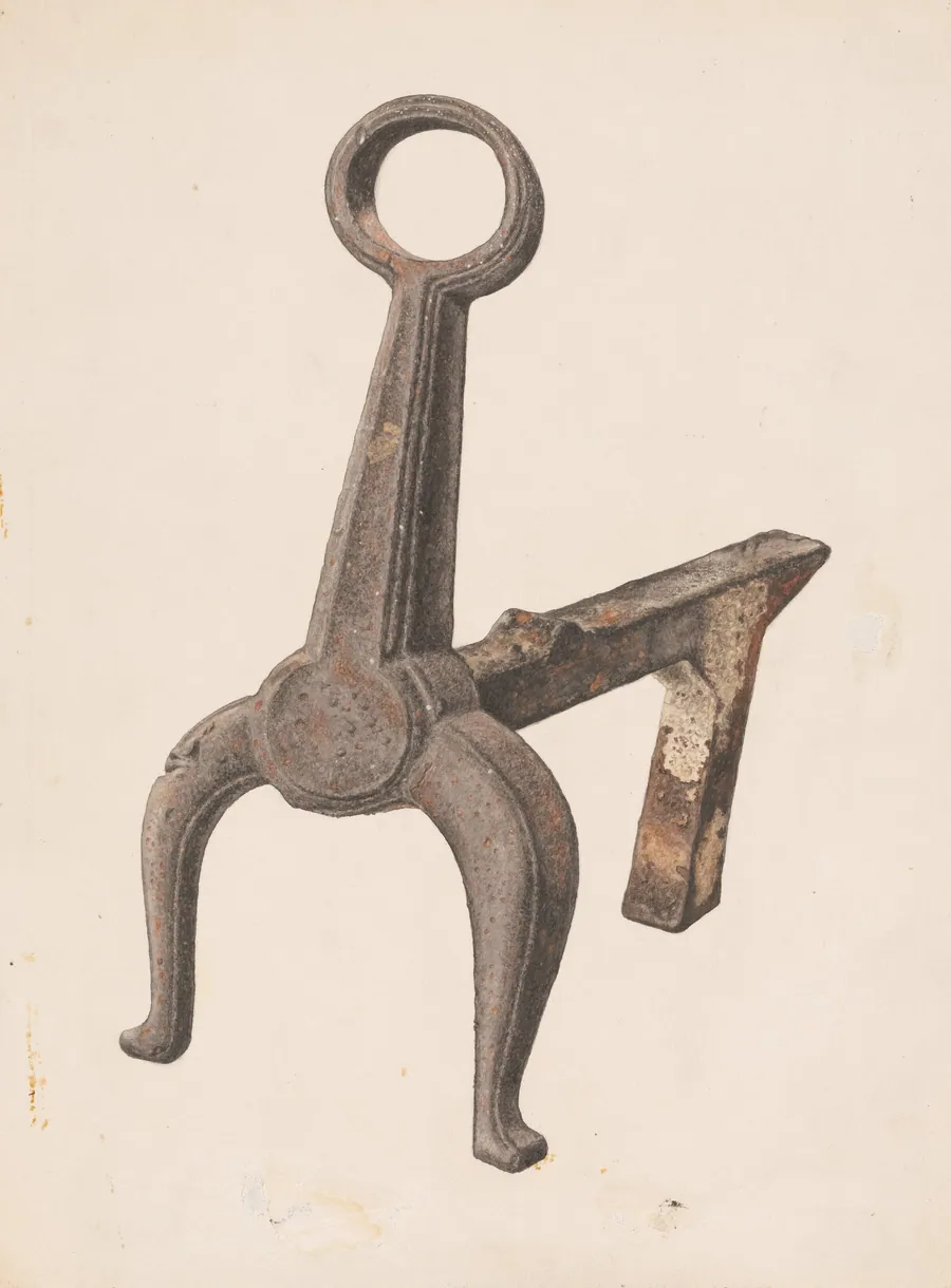 Andiron by Eugene Bartz