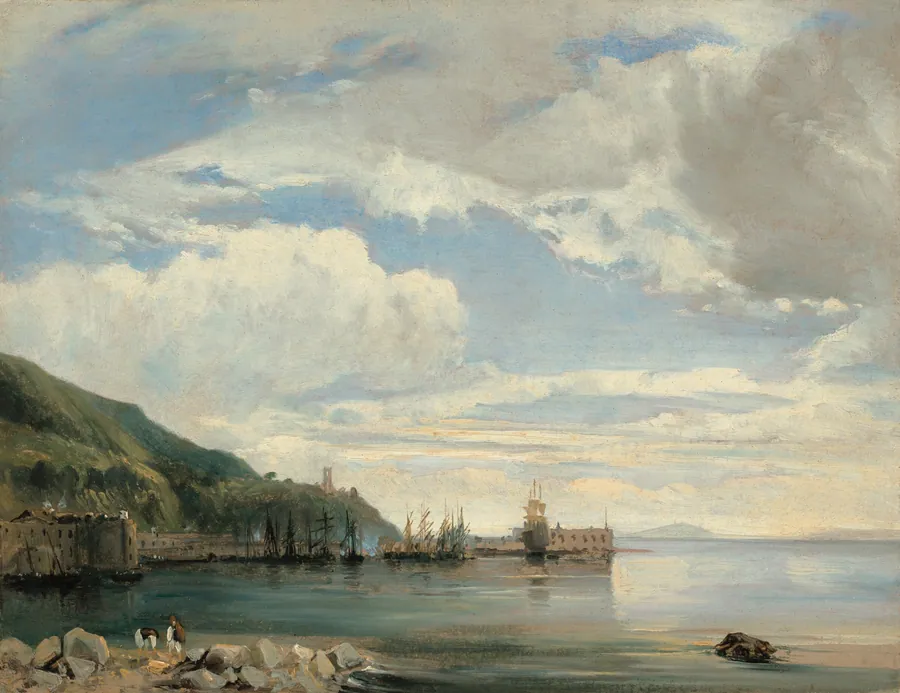 On the Bay of Naples by Léon-François-Antoine Fleury