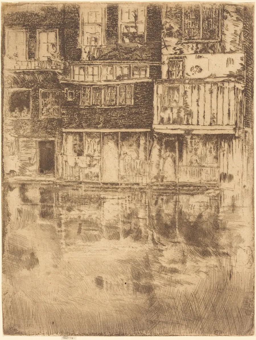 Square House, Amsterdam by James McNeill Whistler