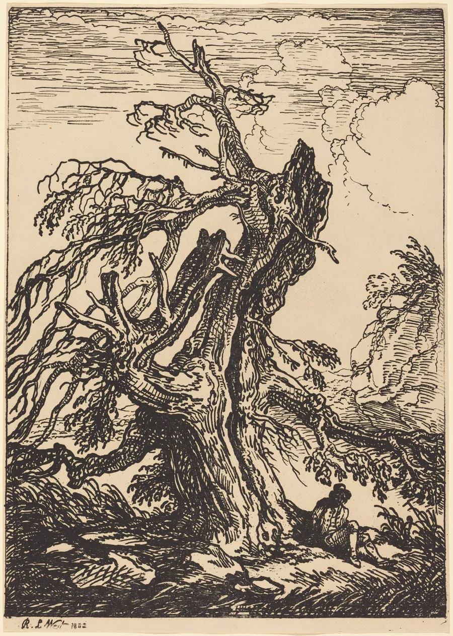 Study of a Tree by Raphael Lamar West
