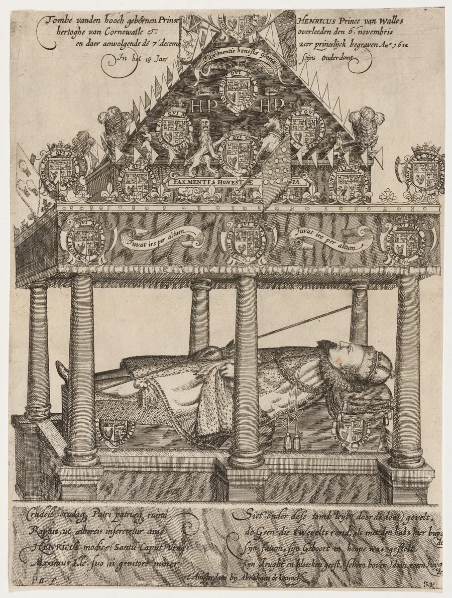 Prince Henry's Hearse by William Hole