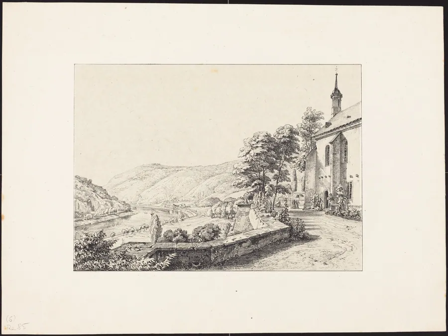 The Convent Terrace by Ernst Fries