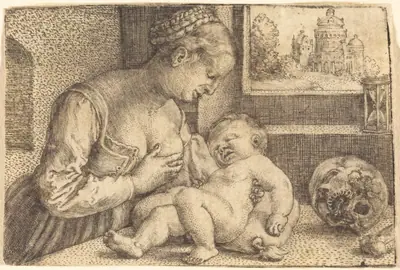 Madonna with Skull