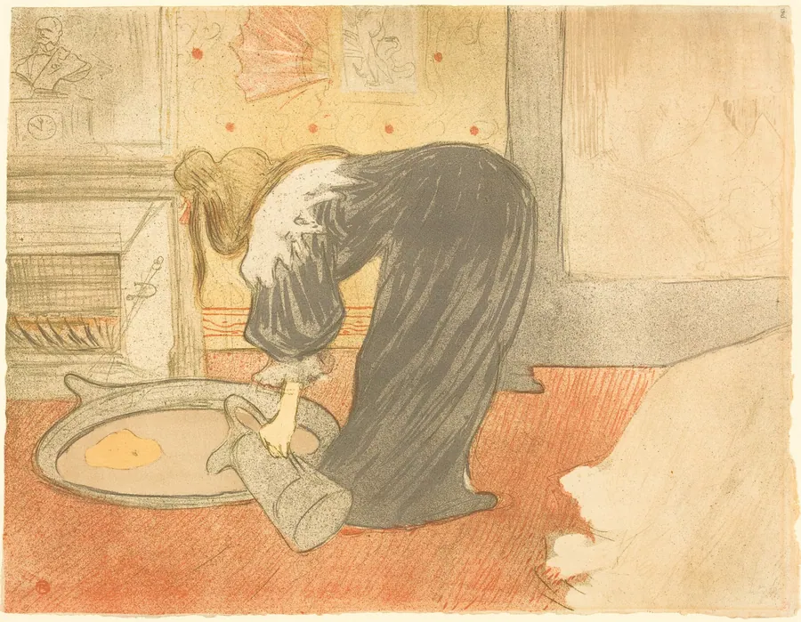 Woman at the Tub (Femme au tub) by Henri de Toulouse-Lautrec