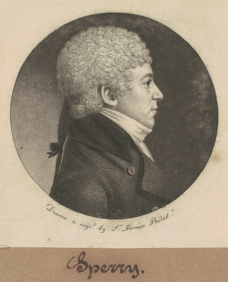 Jacob Sperry by Charles B. J. Févret de Saint-Mémin
