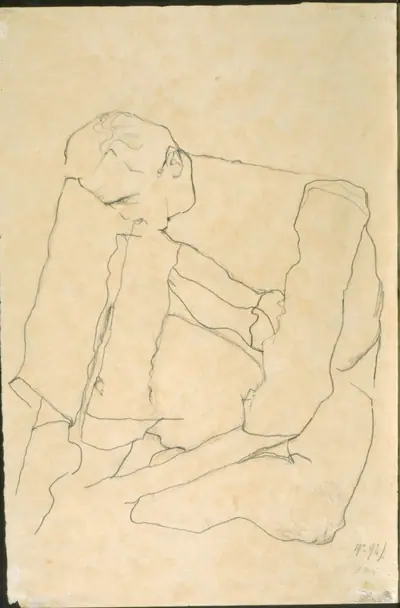 Seated Man (verso)