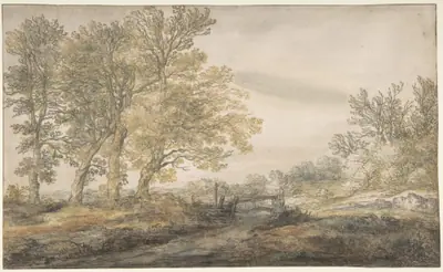 Landscape with Trees