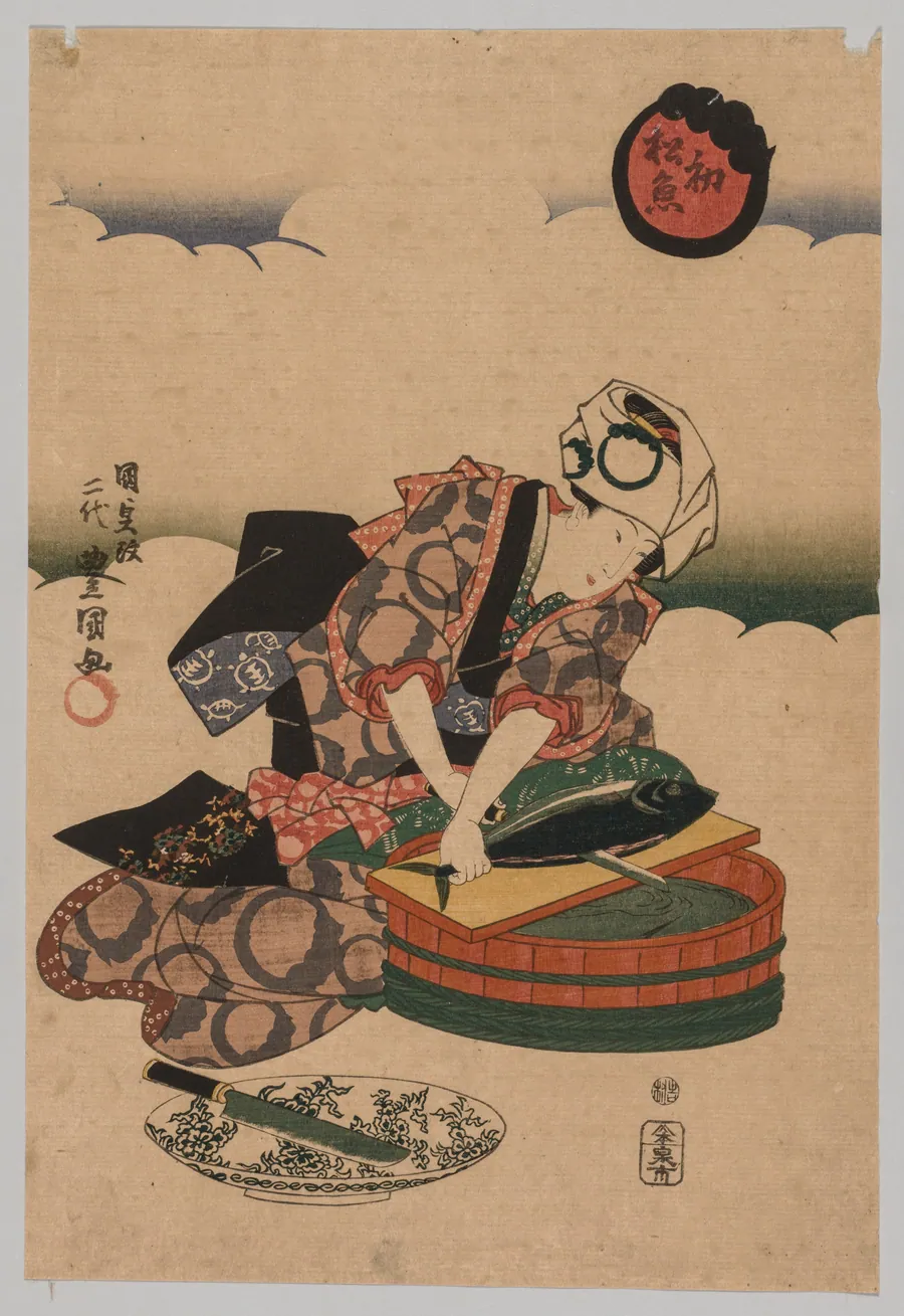First Bonito of the Year by Utagawa Kunisada