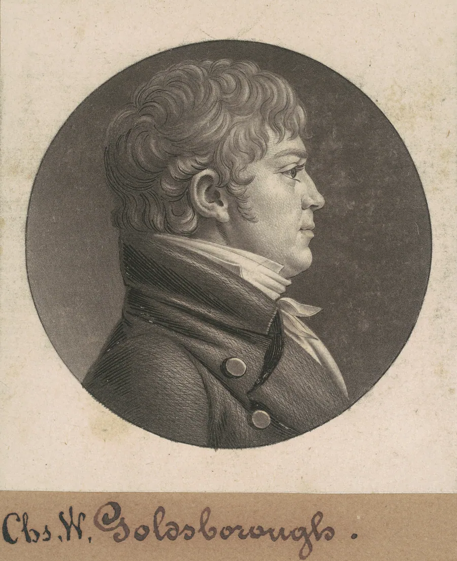 Charles W. Goldsborough by Charles B. J. Févret de Saint-Mémin