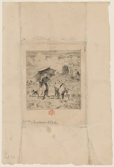 Gardeuse d'Anes Merchant (The Donkey Herder)