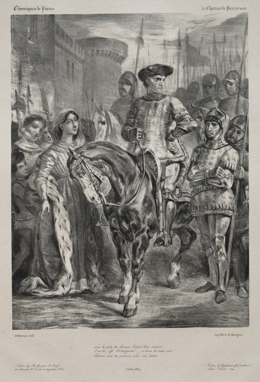 Duguesclin by Eugène Delacroix