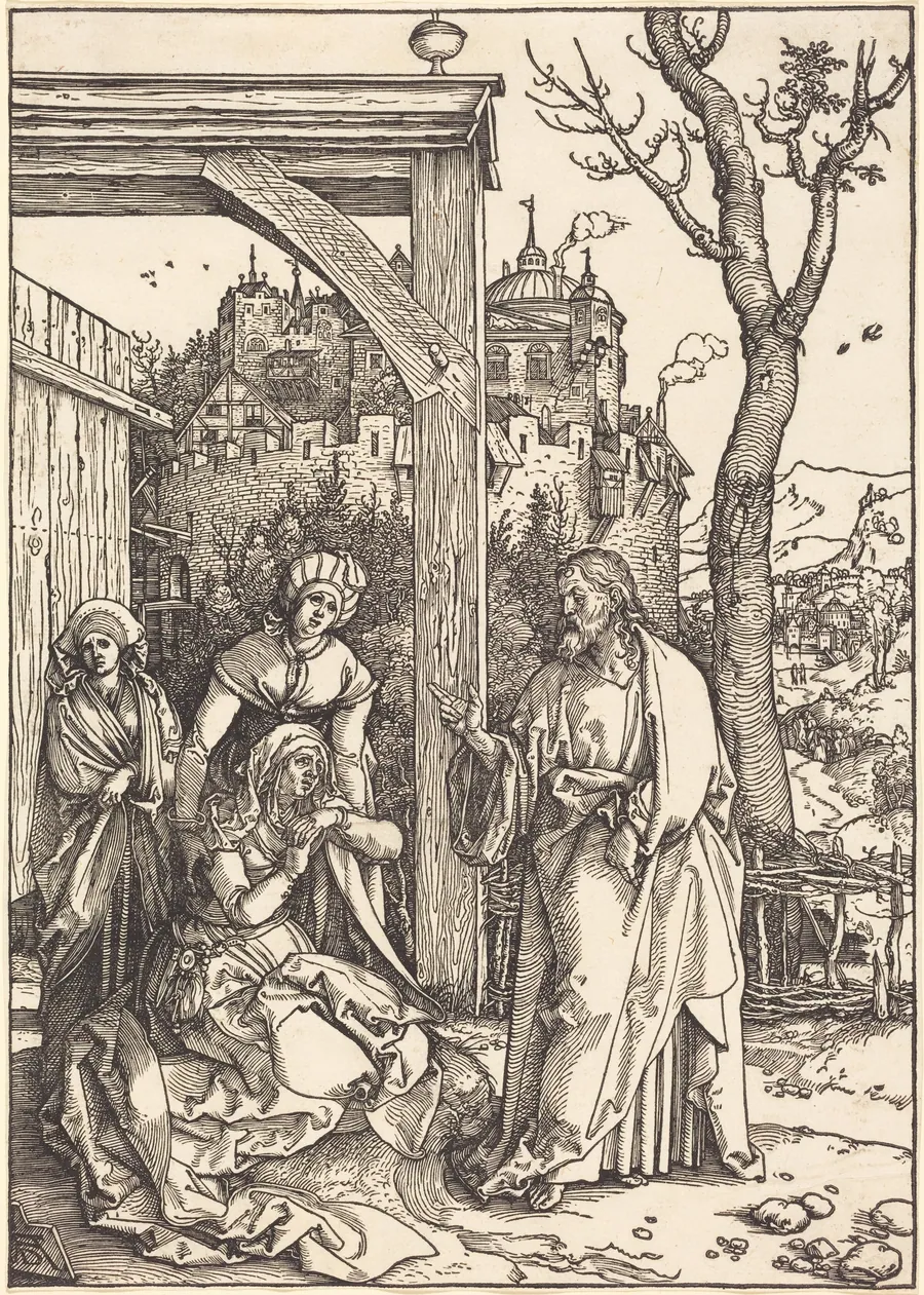 Christ Taking Leave from His Mother by Albrecht Dürer