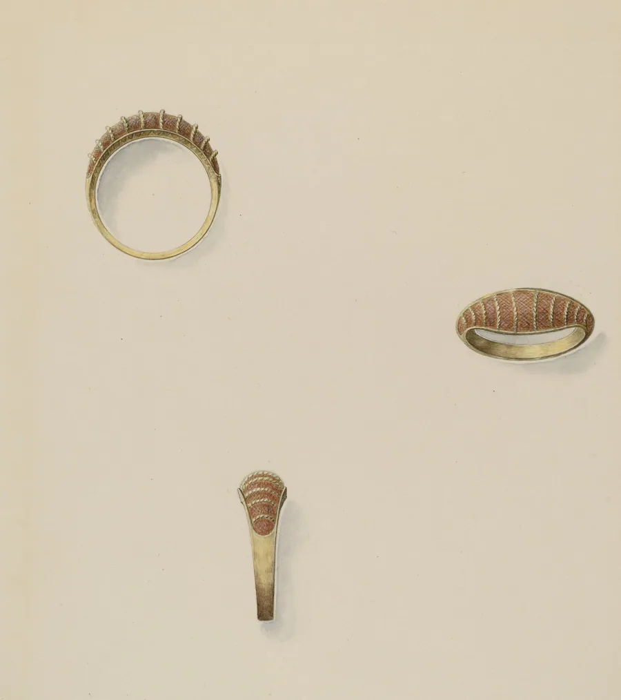 Hair Ring by John H. Tercuzzi